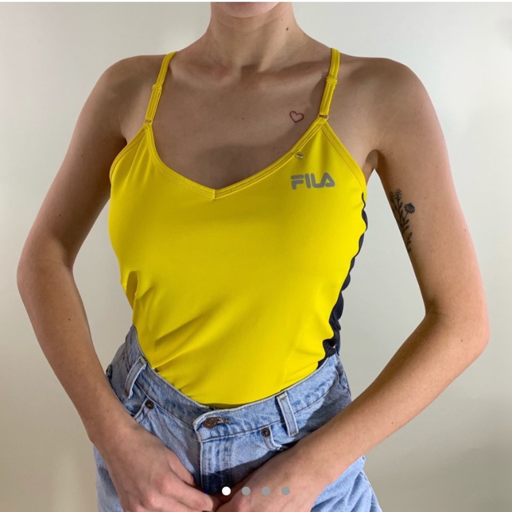 Fila top with built in bra